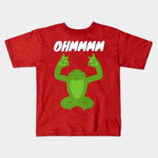 Yoga frog Kids T-Shirt